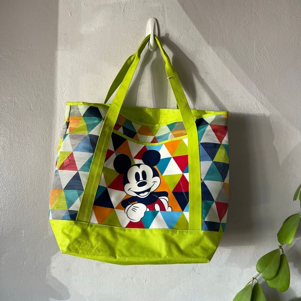 Disney Store Mickey Mouse mesh Summer Fun Beach Tote